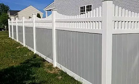 nice fence on display just finished building it